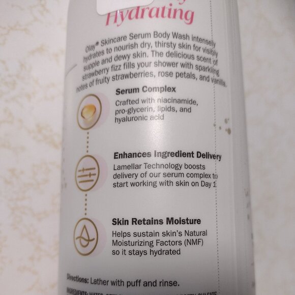 NWT Olay Intensely Hydrating Body Wash and NWT Secret Clinical 72 hour Deodorant - Picture 4 of 11